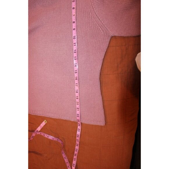 Loft Marino Wool Acrylic Womens Pink Turtleneck Sweater Large - Picture 8 of 8
